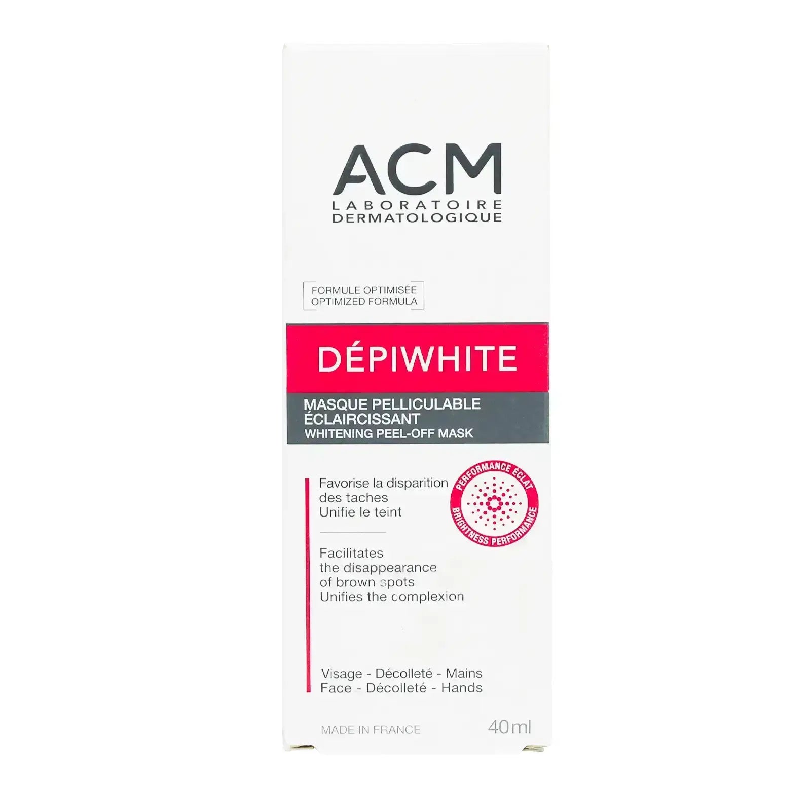 ACM Depiwhite Mask 40 ml to removes dark spots