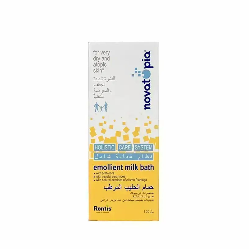 Novatopia Emollient Milk Bath 150 ml For Very Dry & Atopic Skin
