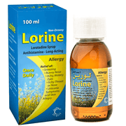 Lorine 5mg/5ml 100ml Syrup as Antihistamine