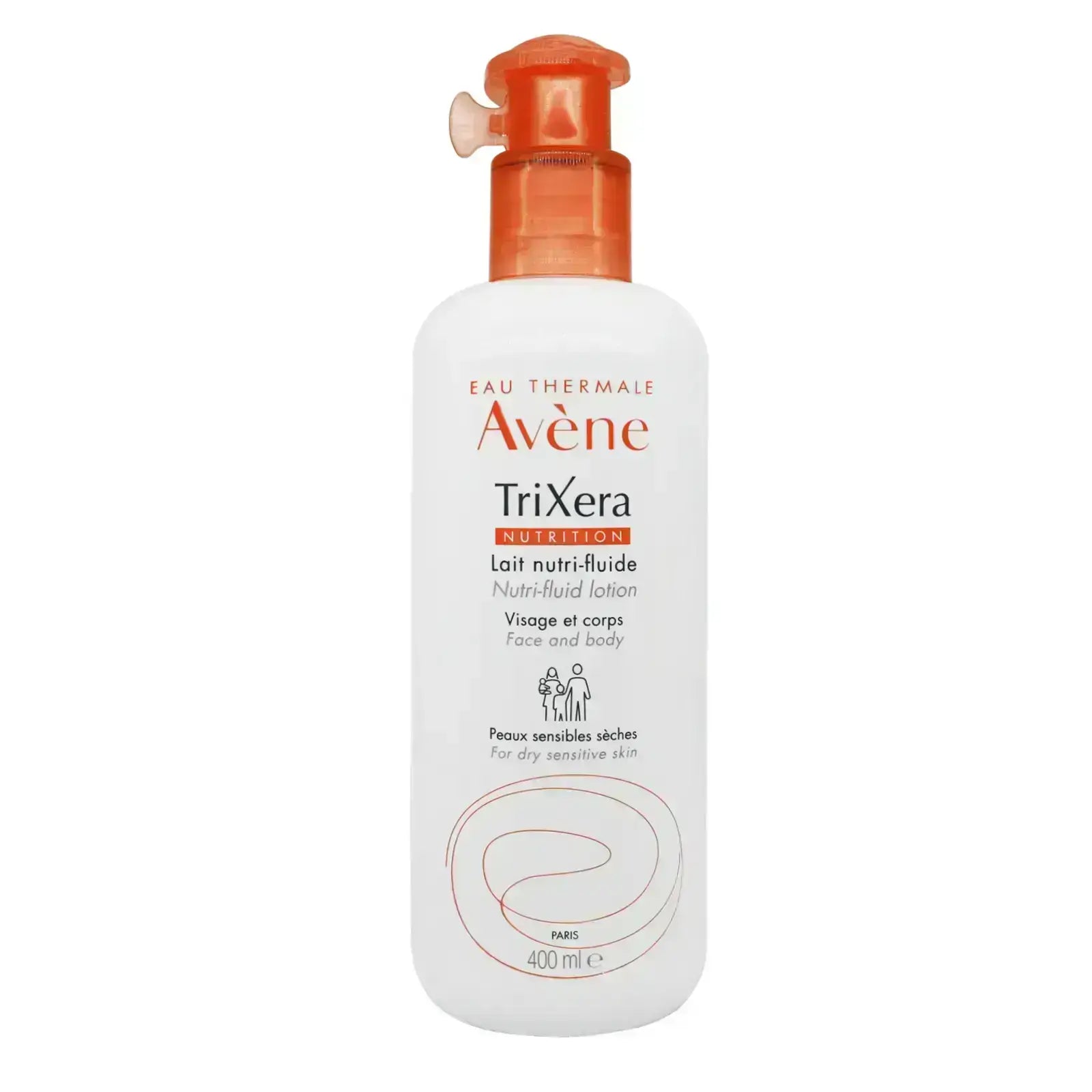Avene Trixera Nutri-Fluid Lotion 400 ml for dry skin