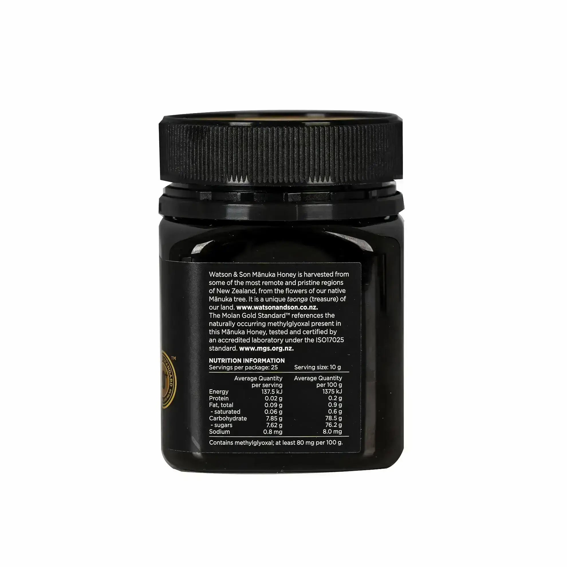 Watson & Son Manuka Honey 20+ MGS 250 g