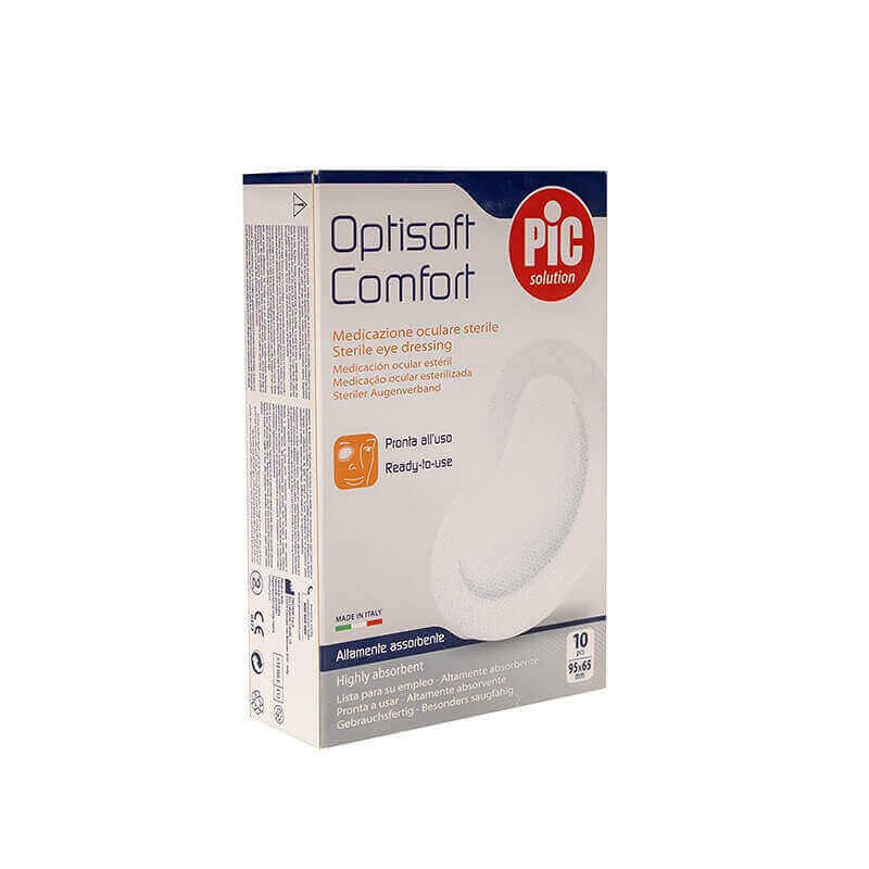 Pic Sterile Eye Dressing 95*65 mm 10 Pcs 461N