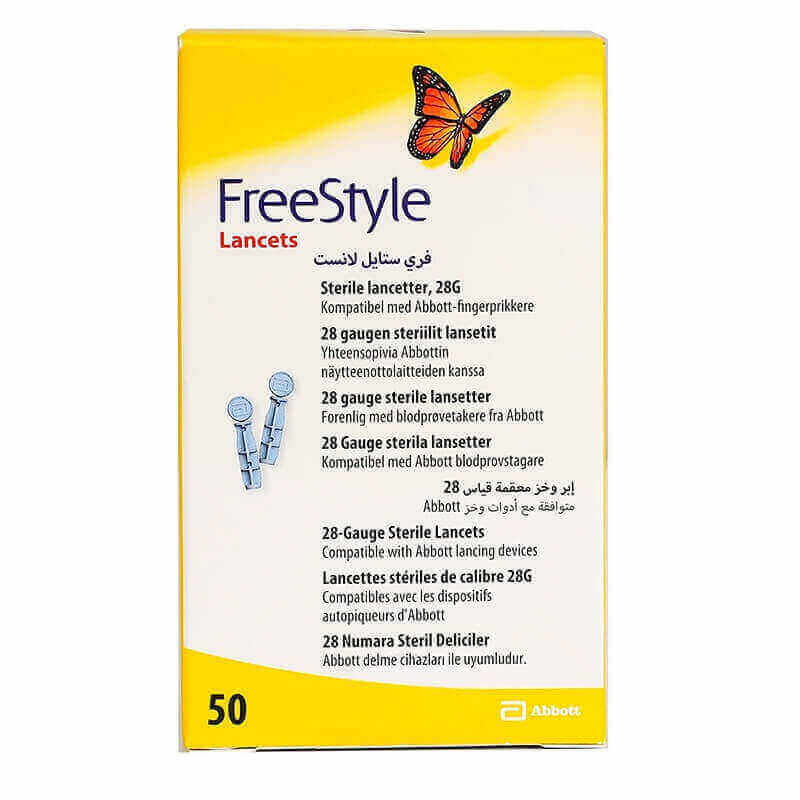 Free Style Lancets 50 Pcs
