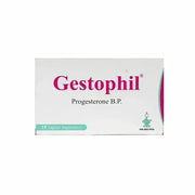 Gestophil Progesterone 15 Vaginal Suppositories