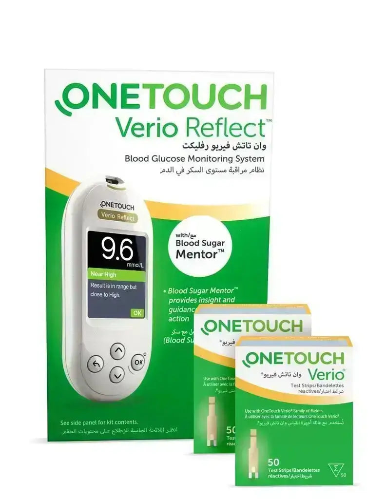 One Touch Verio Reflect Kit Promo Pack + 2*50 Strips