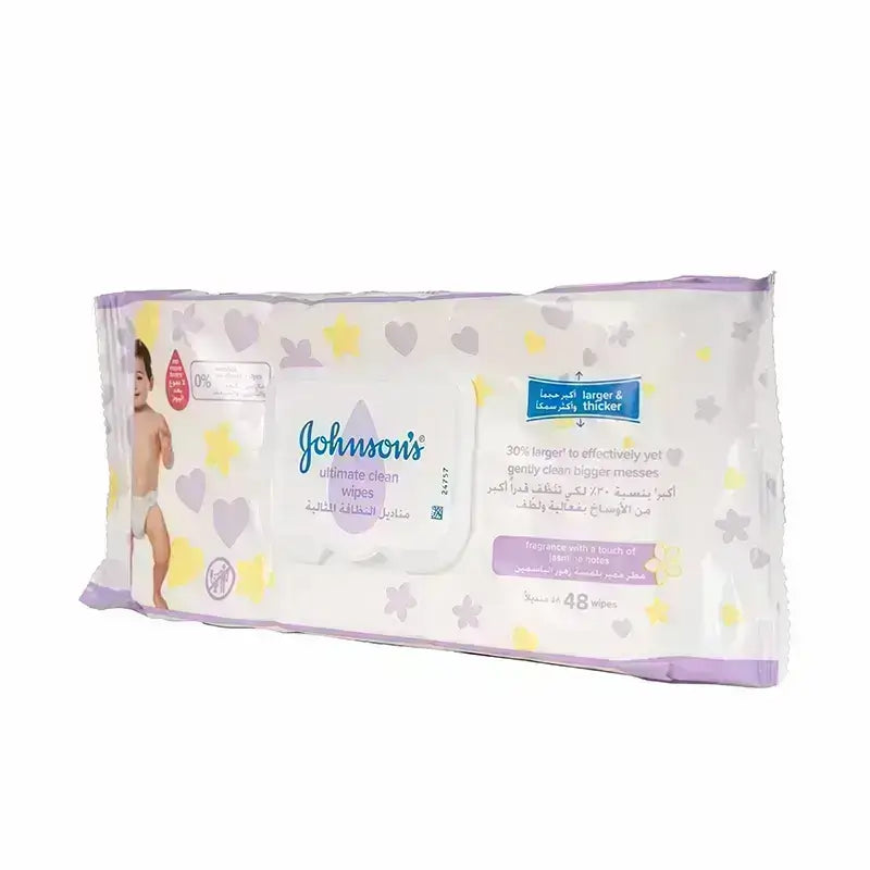 Johnson's Ultimate Clean Wipes 48'S
