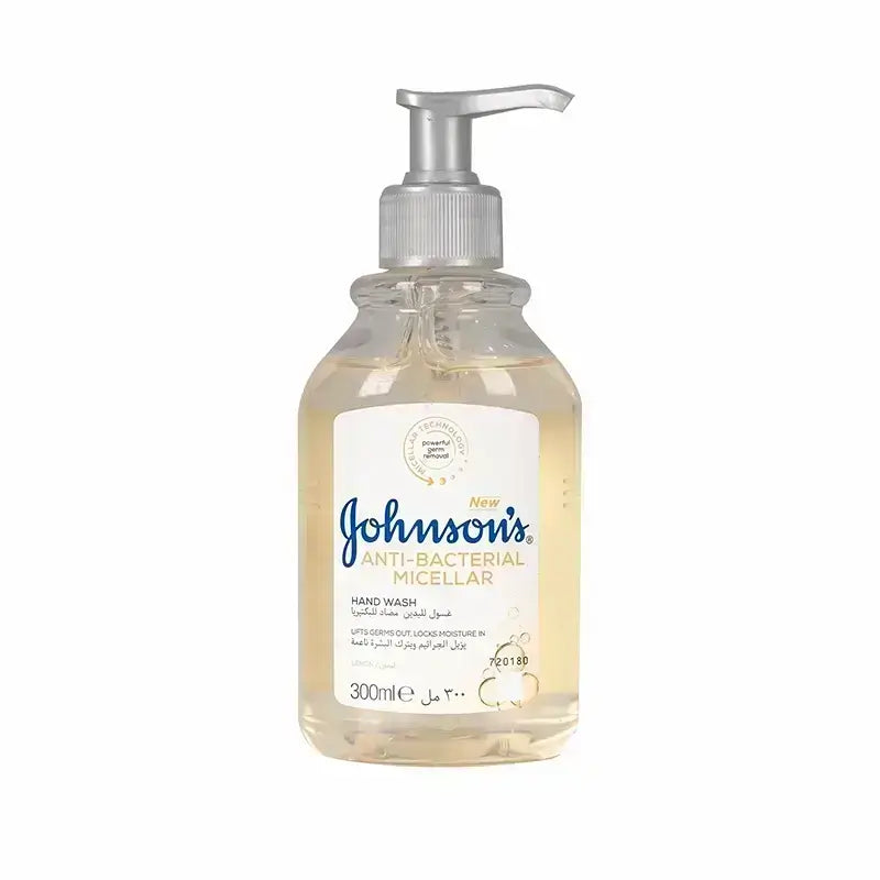 Johnson's Anti-Bacterial Micellar Hand Wash Lemon 300 ml