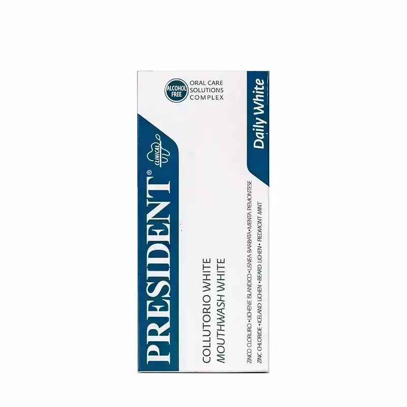 President Daily White Mouthwash 200 ml