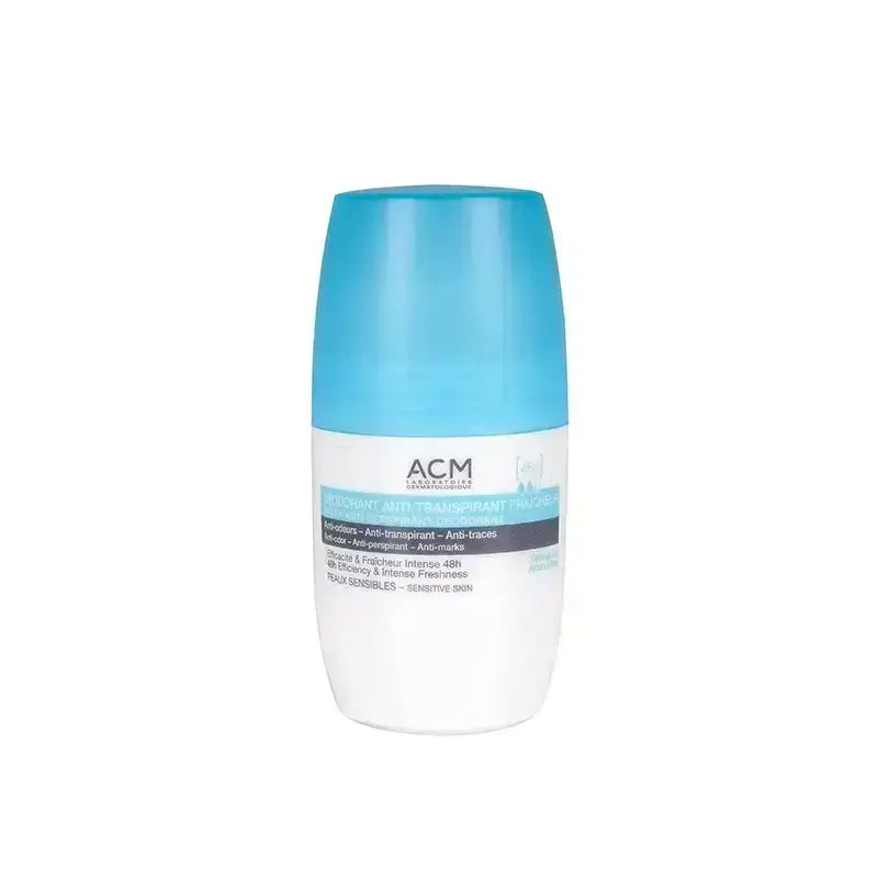 "ACM Fresh Blue Roll-On Deodorant - 48H Sweat Protection"