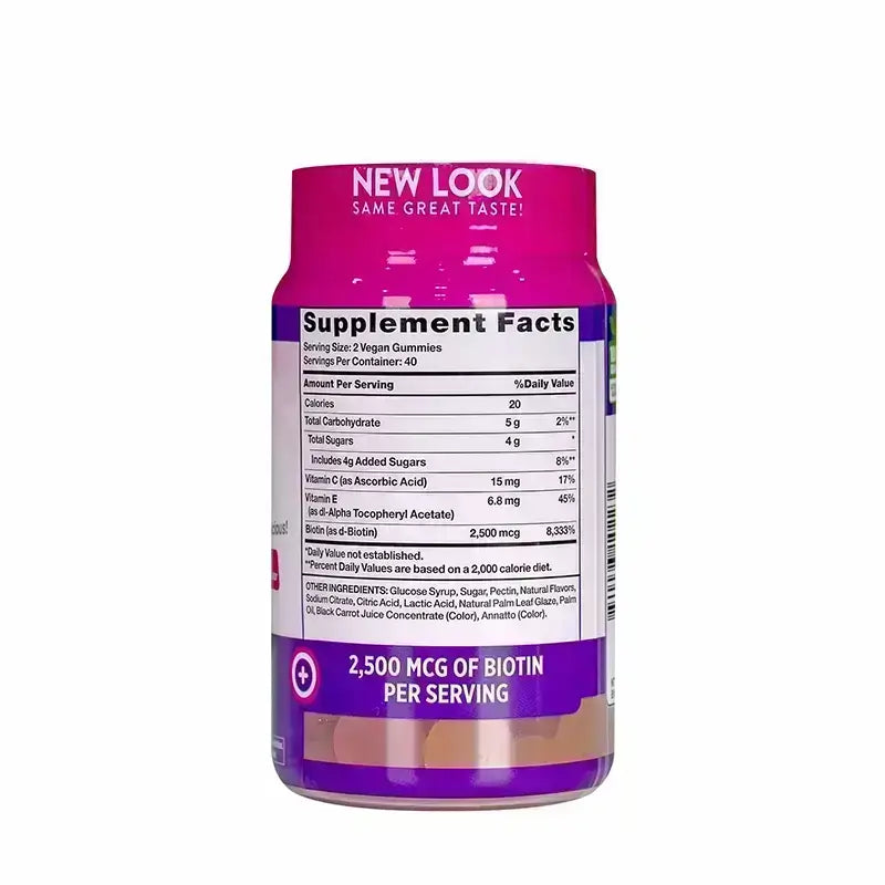 Nature's Truth Hair Skin & Nails Fruit Flavor 80 Vegan Gummies