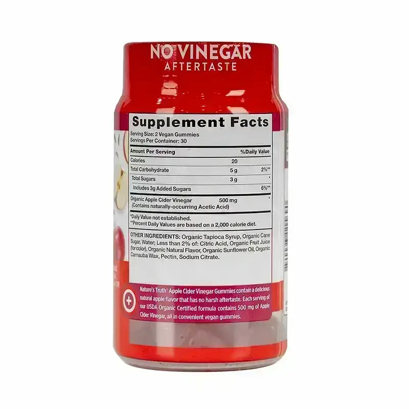 Nature's Truth Apple Cider Vinegar Gummies 60 Pcs