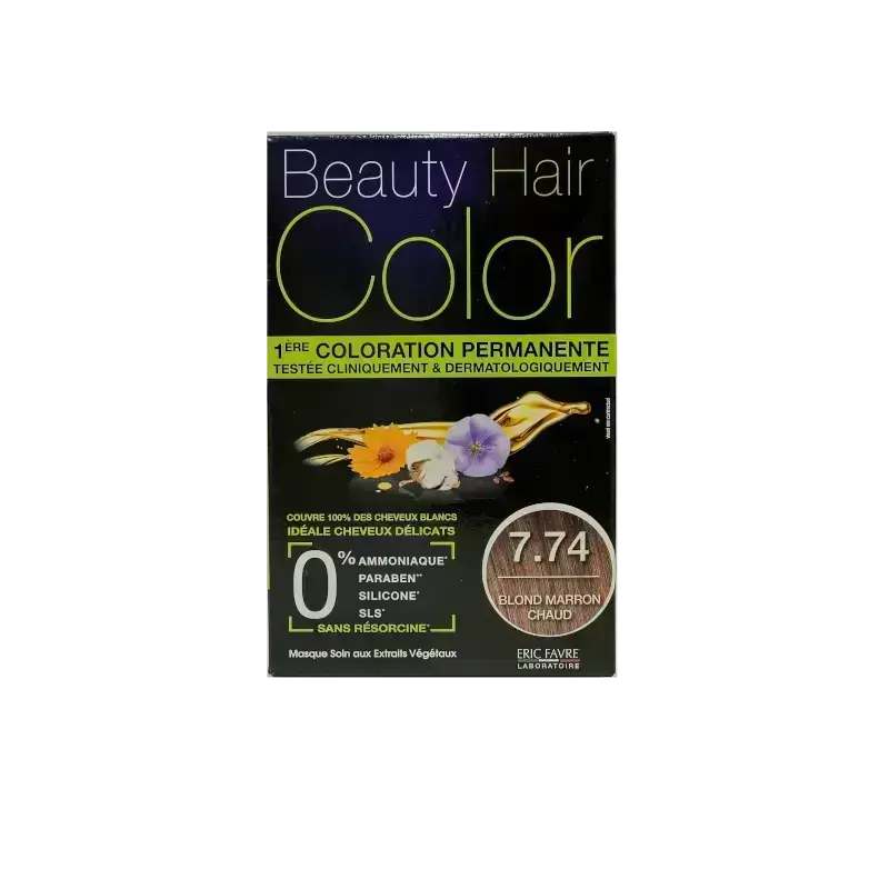 Eric Favre Beauty Hair Color 7.74 Warm Brown Blonde