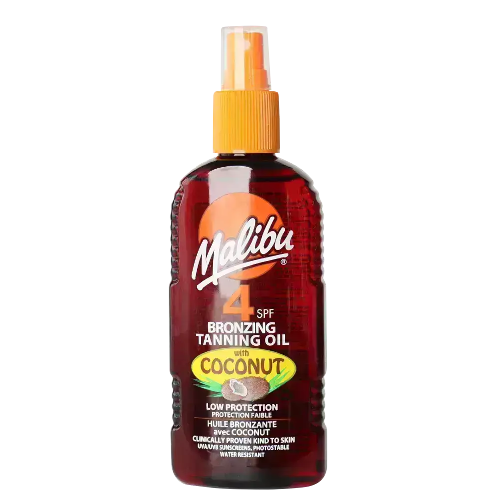 Malibu Bronzing Tanning Oil SPF 15 with Coconut 200 ml
