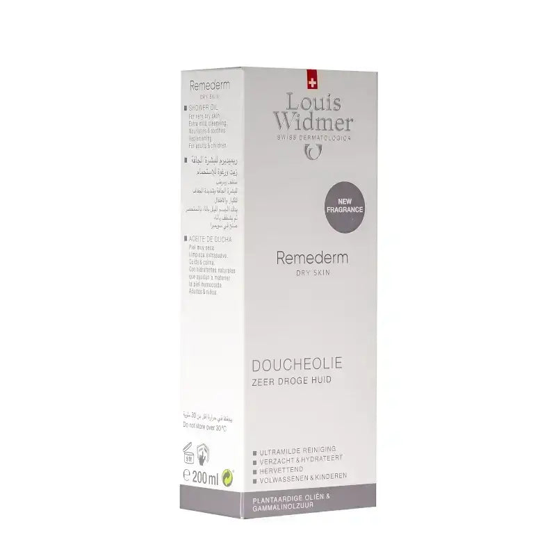 Louis Widmer Remederm Shower Oil For Dry Skin 200 ml 0257