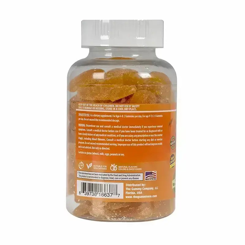 The Gummies Co. For Kids Vitamin C Orange Flavor 50 Gummies