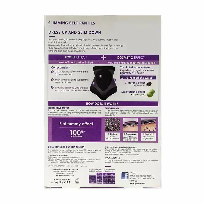 Lytess Corrective Slimming Belt Panties Black S/M 2424277