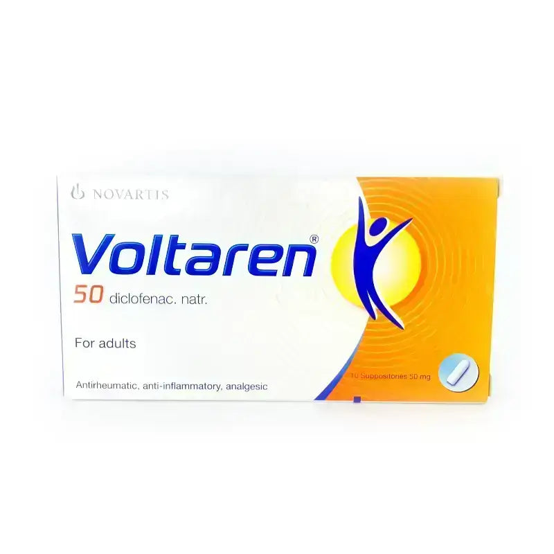Voltaren 50 mg 10 Suppositories As Analgesic