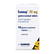 Esomep 20 mg Tabs 28'S for heart burn