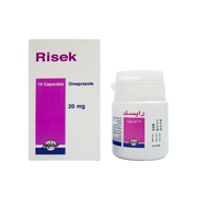 Risek 20 mg 14 Caps For heartburn