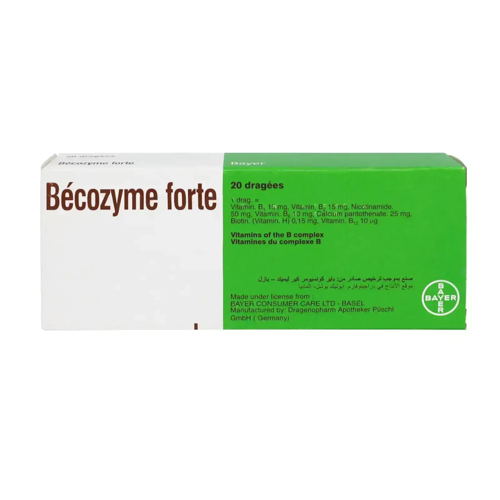 Becozyme Forte Tabs 20'S Vit B