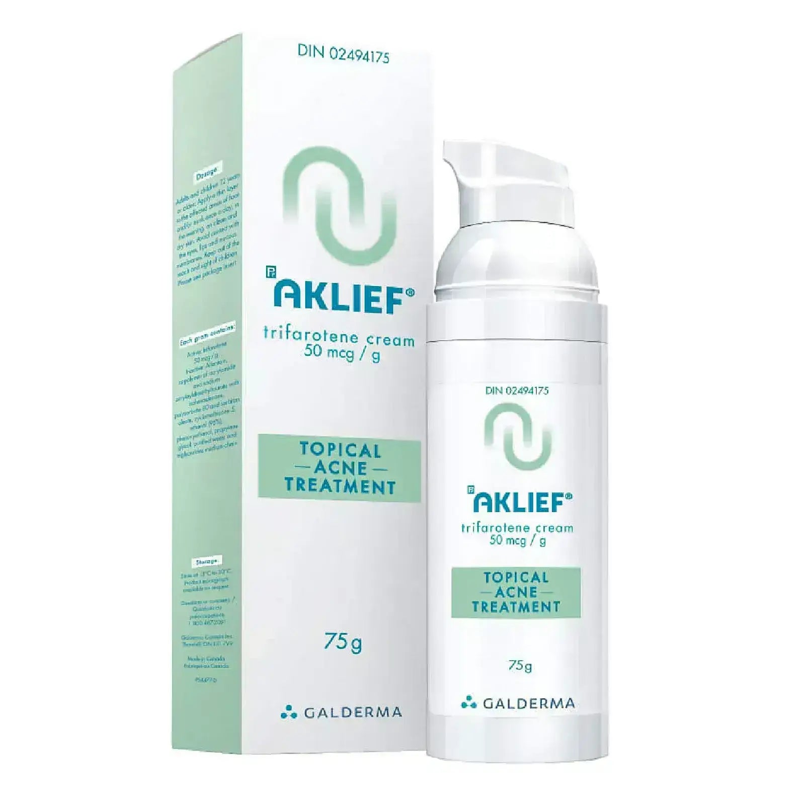 AKLIEF Pump Cream - Clinically Proven Acne Solution 75g