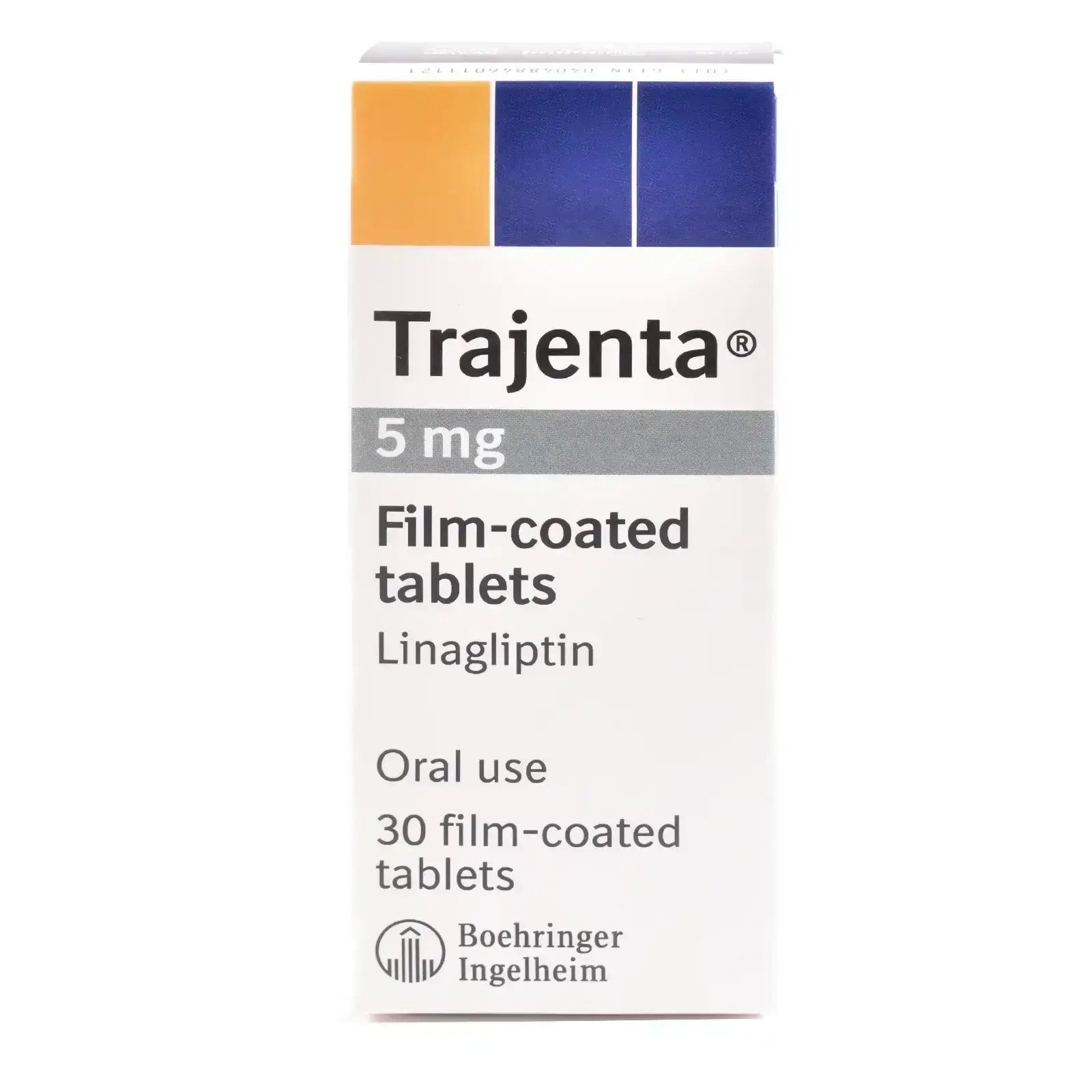 Trajenta 5 mg F/C Tabs 30'S for diabetes