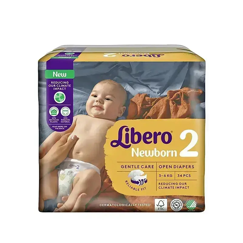 Libero 2 Newborn 3-6 Kg 34 Pcs