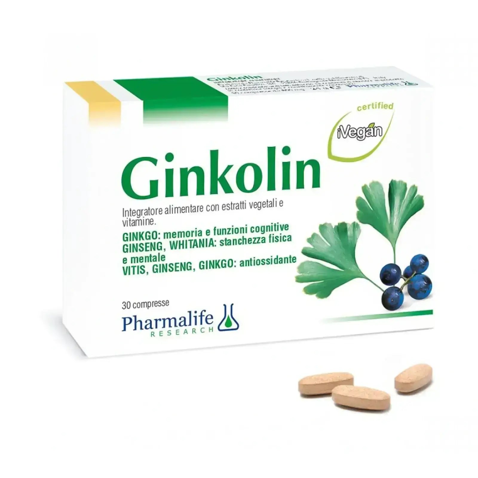 Ginkolin Tabs 30'S for memory disorder