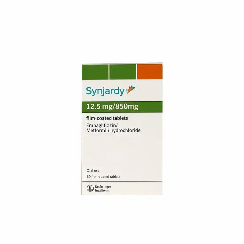 Synjardy 12.5/850 mg F/C Tabs 60'S For Diabetes