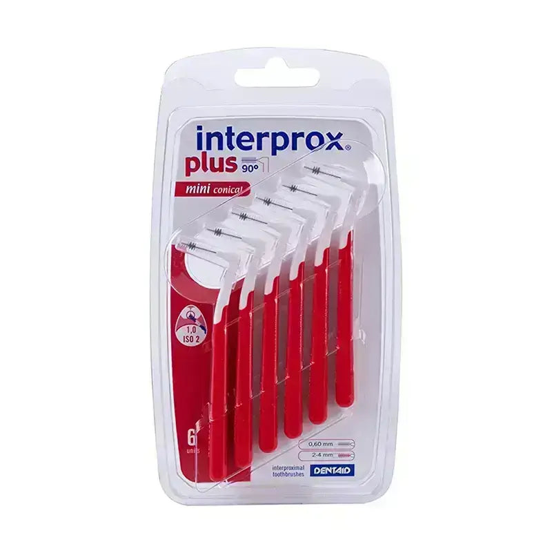 Interprox Plus Mini Conical Red 1.0 mm 6'S – Alsultan Pharmacy