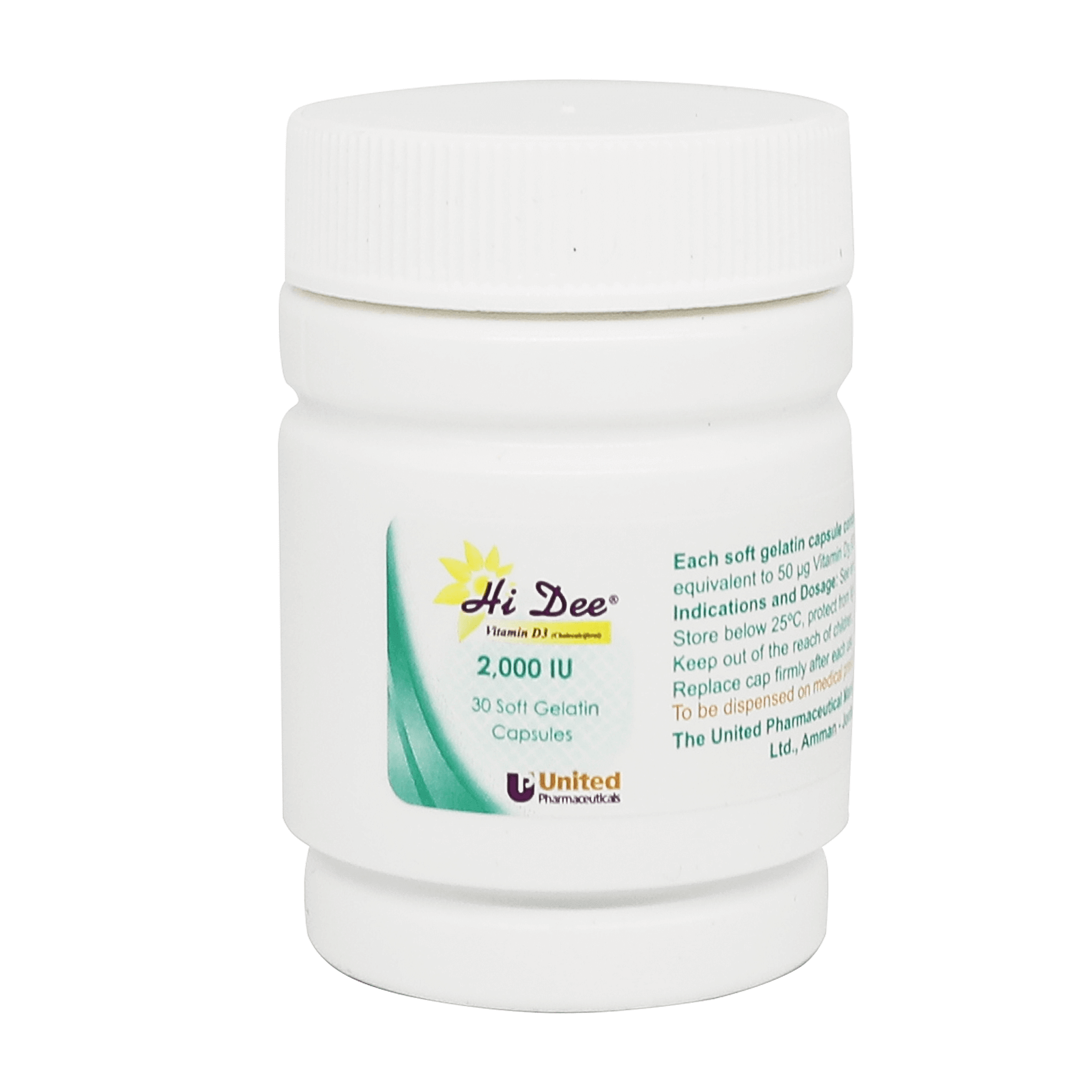 Hi Dee 2000 IU Caps 30'S for bones and immunity – Alsultan Pharmacy