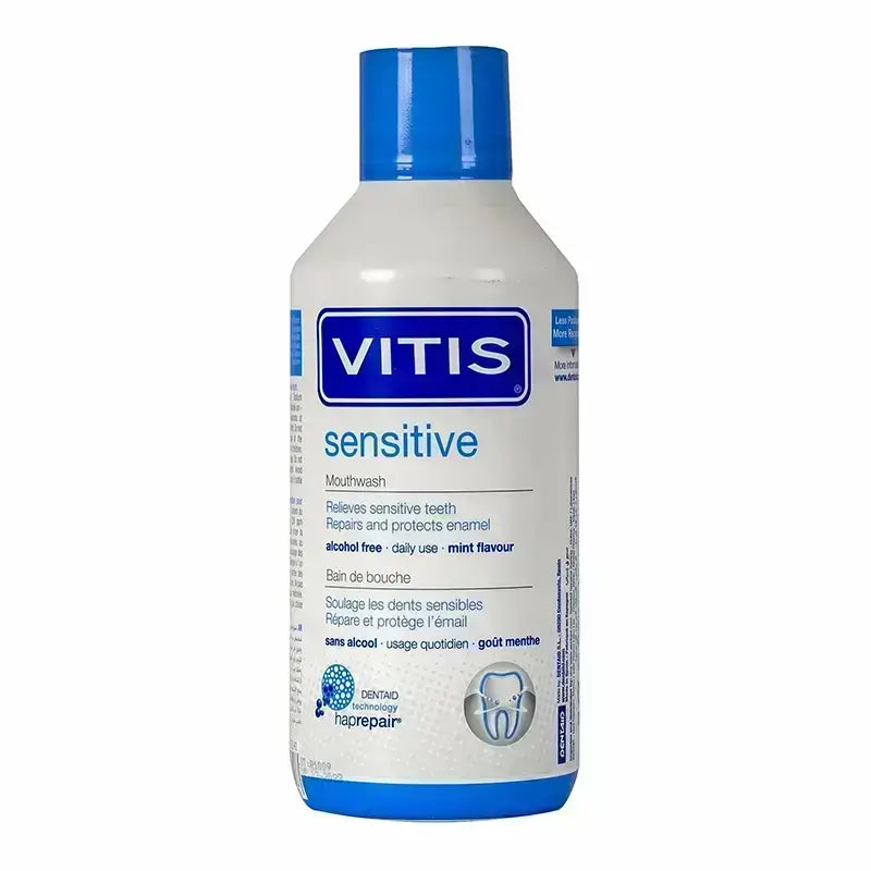 Vitis Sensitive Mouthwash Mint Flavour 500 ml