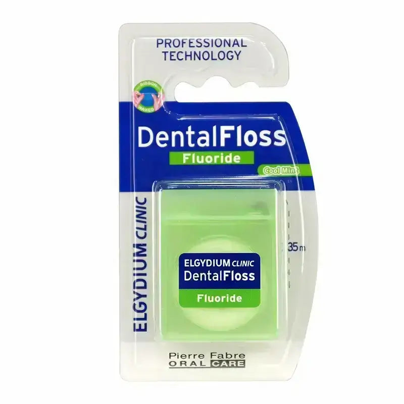 Elgydium Dental Floss Fluoride Cool Mint 35 m