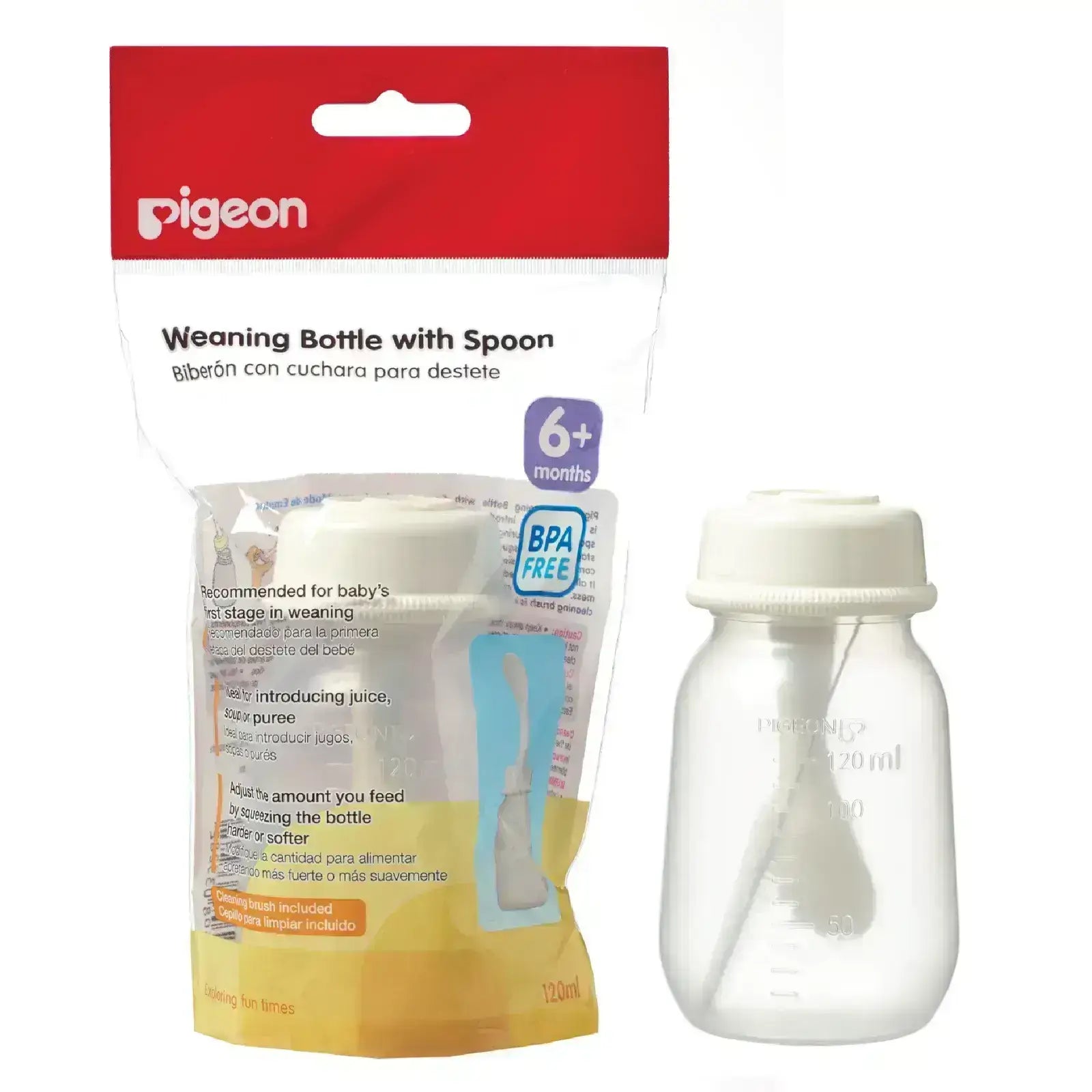Pigeon Weaning Bottle W/Sp 120 mL to feed the baby