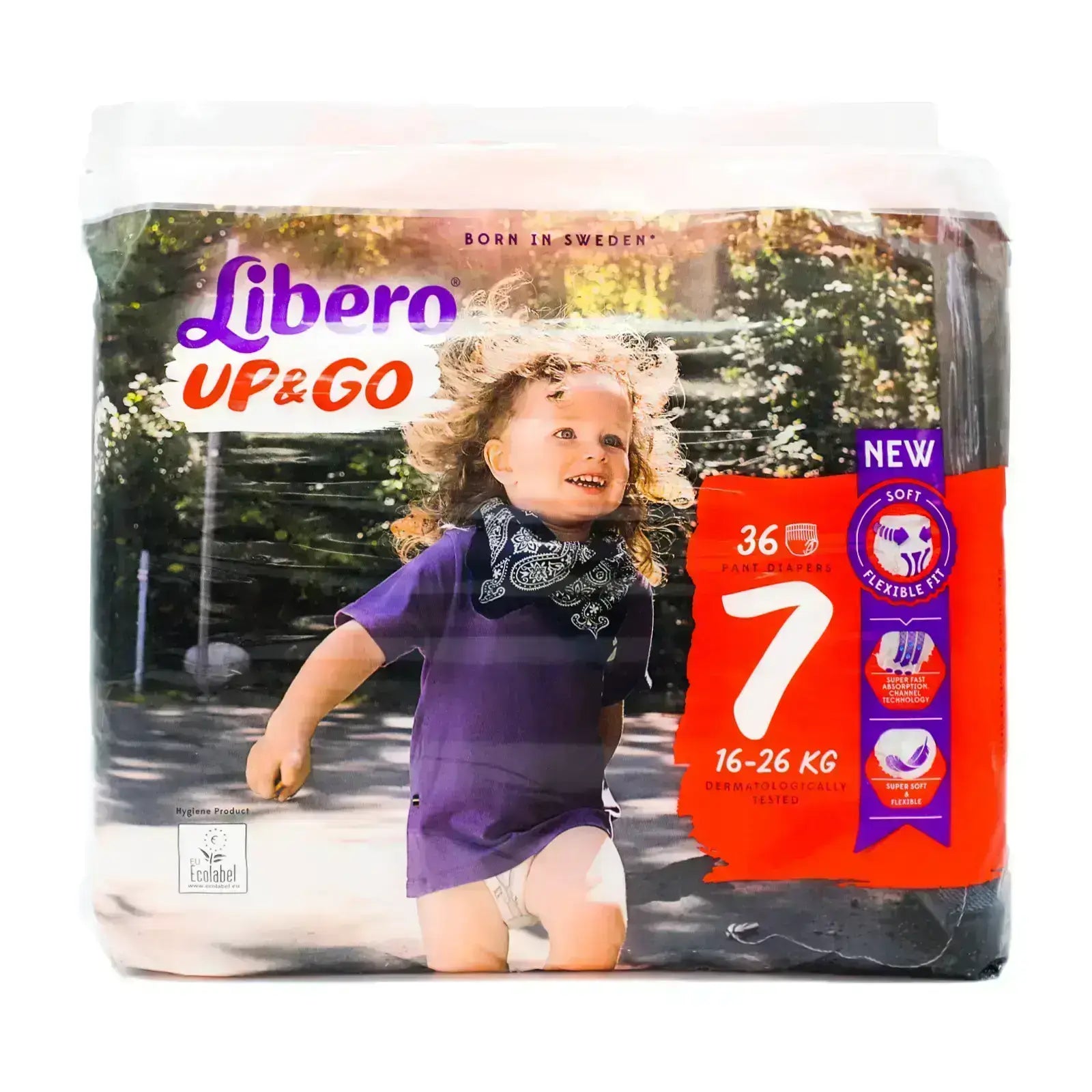 Libero 7 Up & Go Pants 16-26 Kg 36'S easy to change