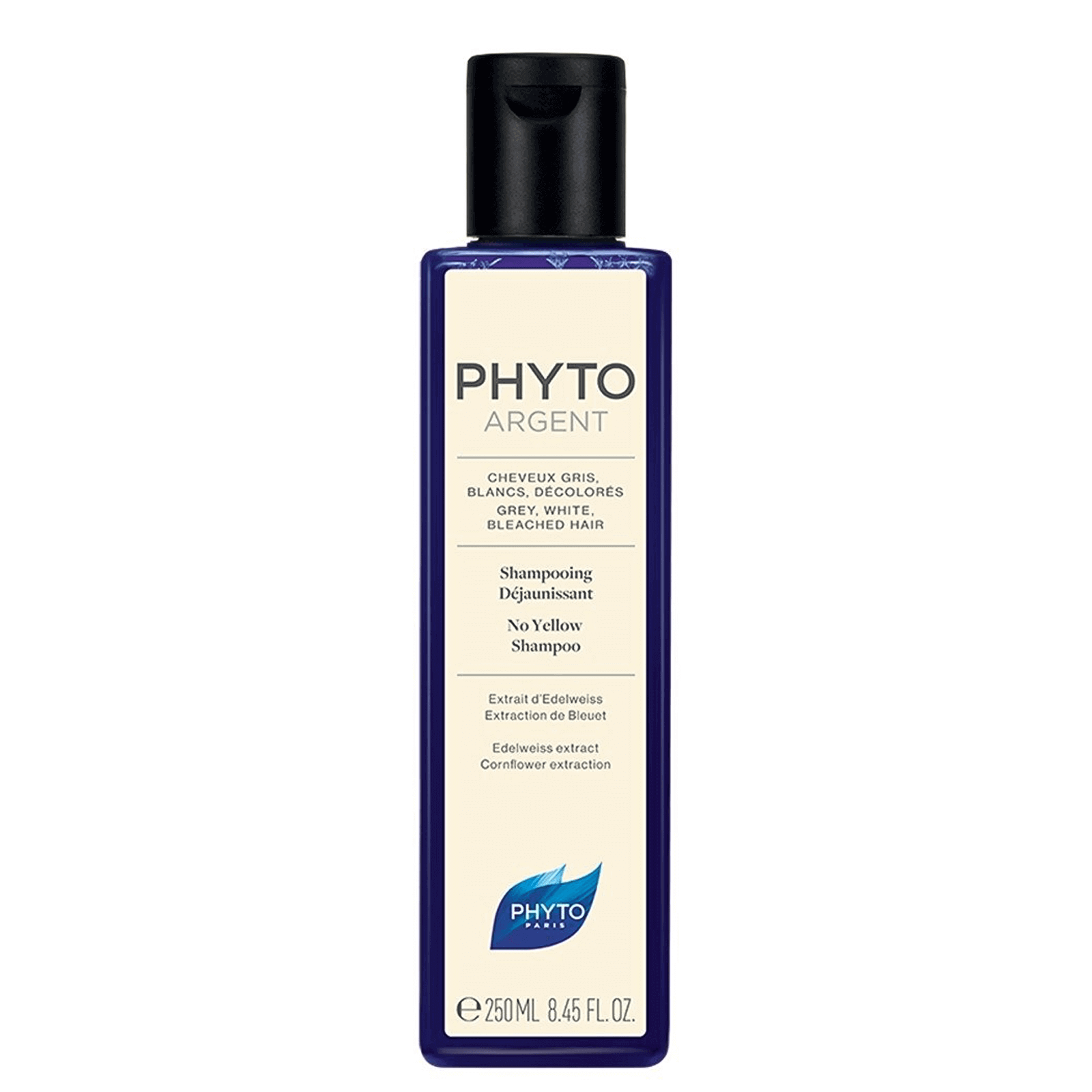 Phyto Phytoargent Shampoo 250 mL 0420 enhances grey hair