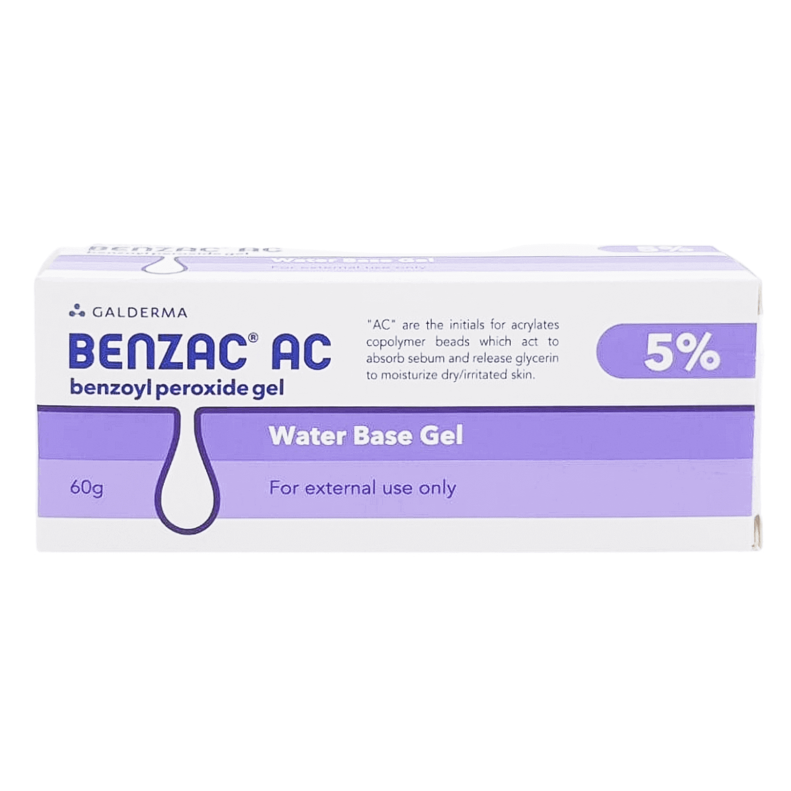 Benzac AC 5% Gel 60 g for acne