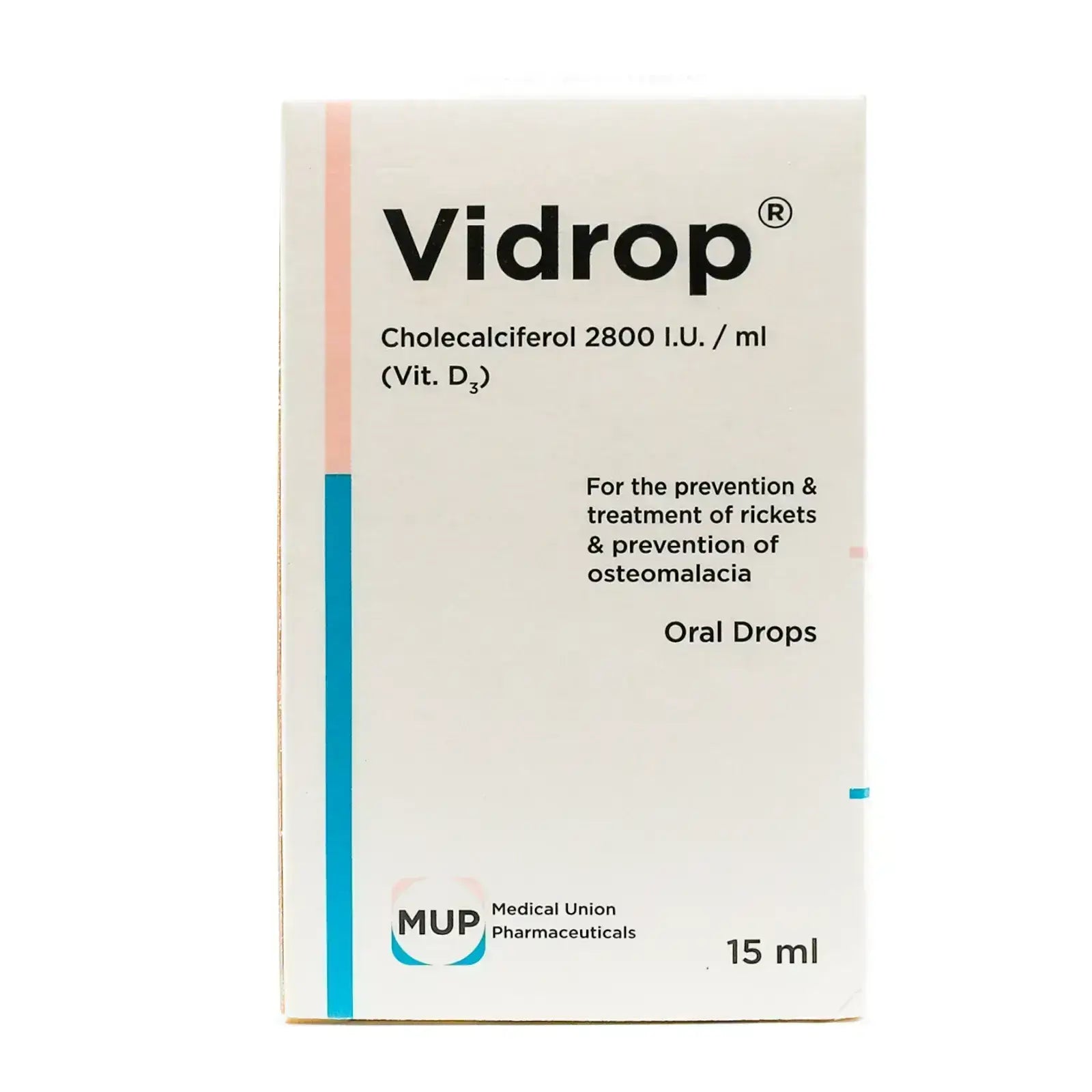 Mup Vidrop Vit D3 2800 IU Drops 15 mL for bone growth