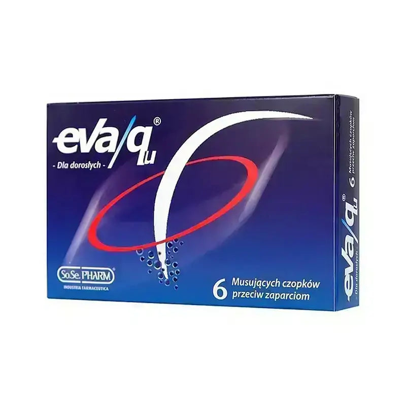 Eva Q Suppositories For Adult 6'S For Constipation – Alsultan Pharmacy