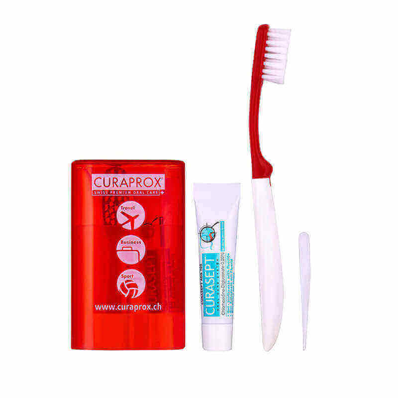 Curaprox Travel Set (Toothbrush+ Toothpaste)