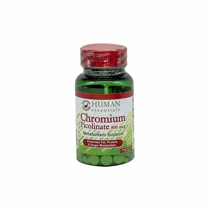 Human Essentials Chromium Picolinate 800 mcg 100 Tabs