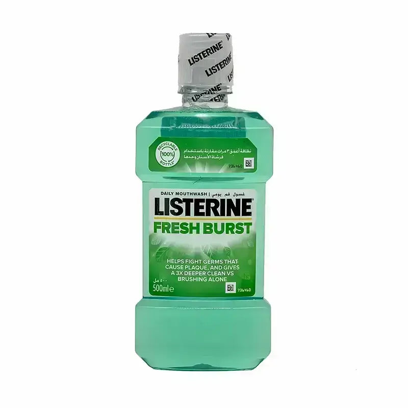 Listerine Fresh Burst Mouthwash 500 ml