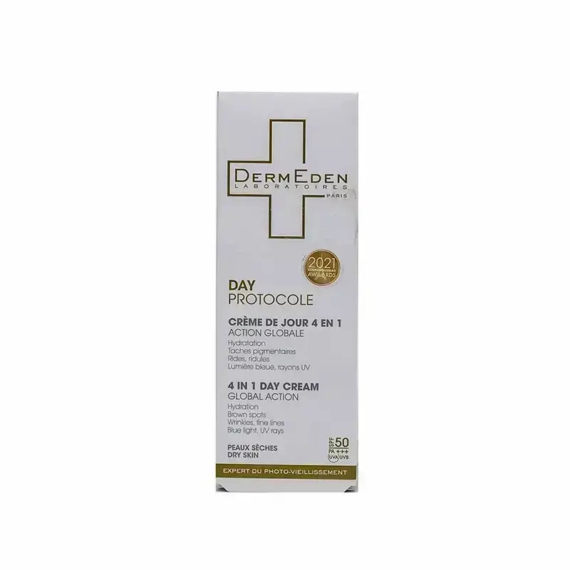 Derm Eden Day Protocole 4In1 SPF 50 Day Cream For Dry Skin 50 ml