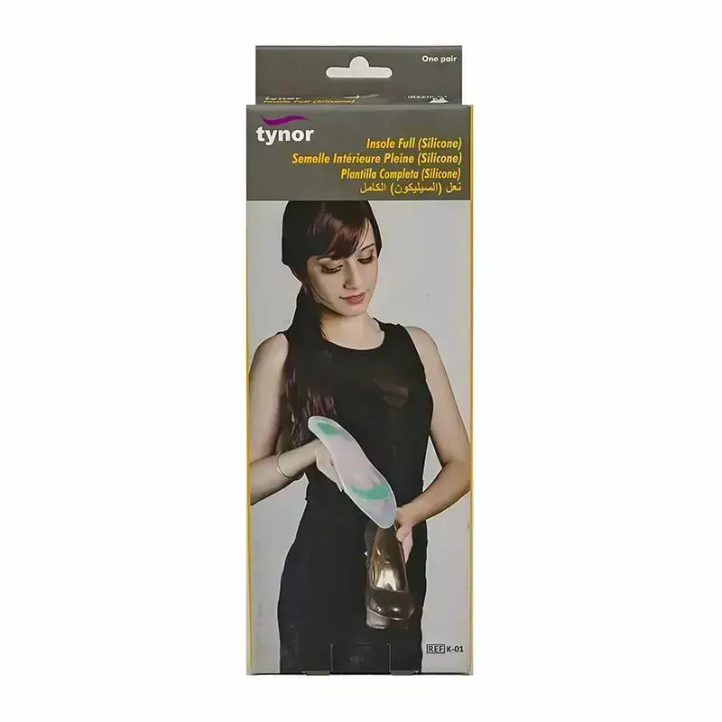 Tynor Insole Full Silicon M 1 Pair K01