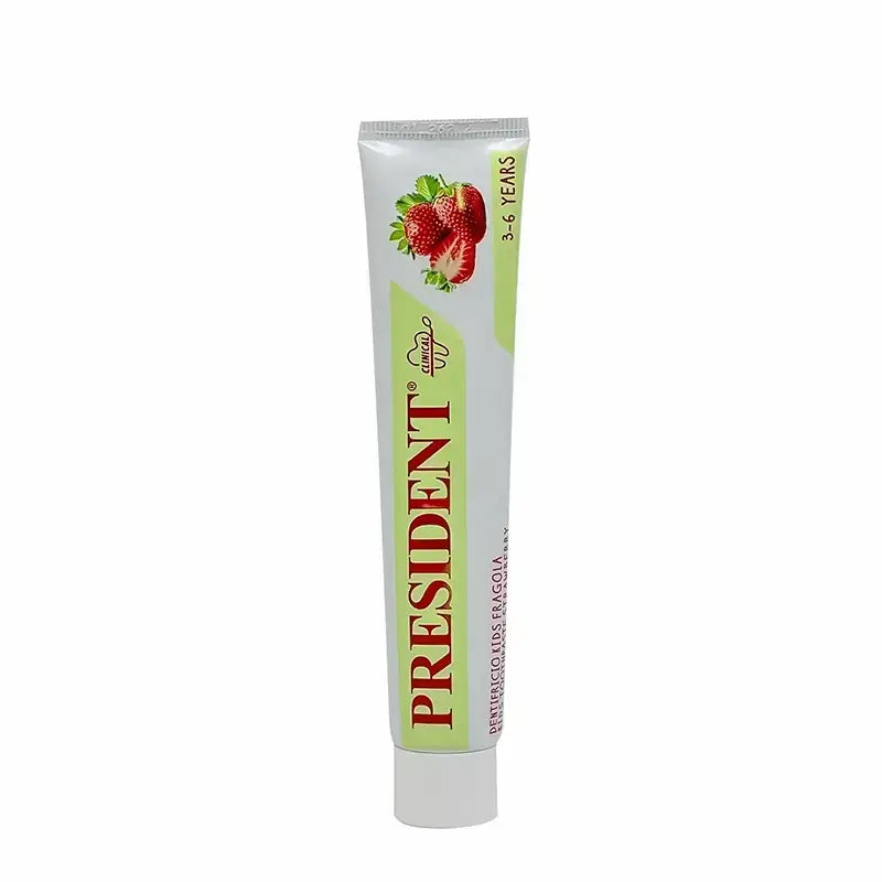 President Kids 3-6 Years Toothpaste Strawberry Flavor 50 ml – Alsultan ...