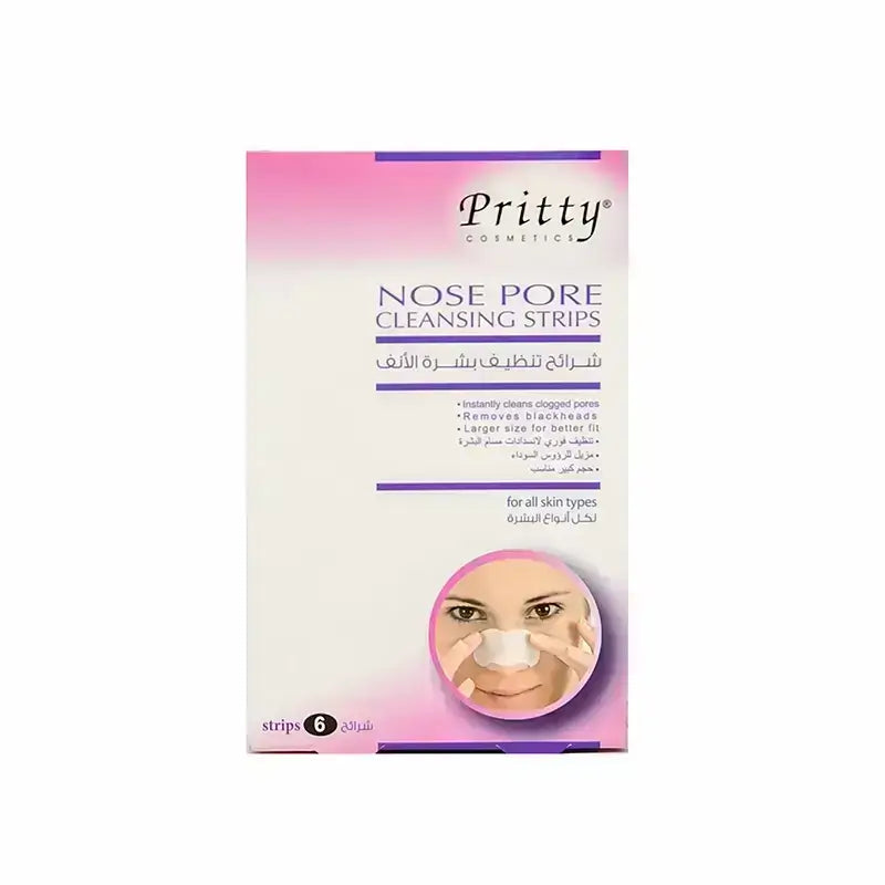 Pritty Nose Pore Cleansing Strips 6 Pcs