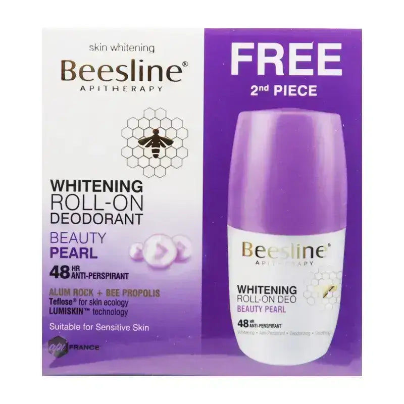 Beesline Beauty Pearl Roll On Deo 1+1 Offer