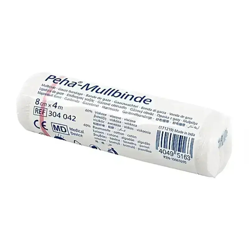 Hartmann Peha Mullbinde Gauze Bandage 8cm x 4m 1 Pc