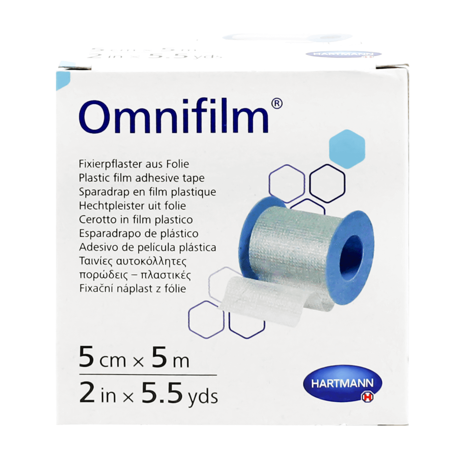 Hartmann Omnifilm Plaster Roll 2.5cm x 5m