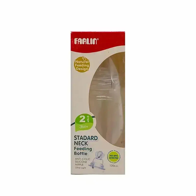 Farlin Plastic Feeding Bottle +3M 120 ml